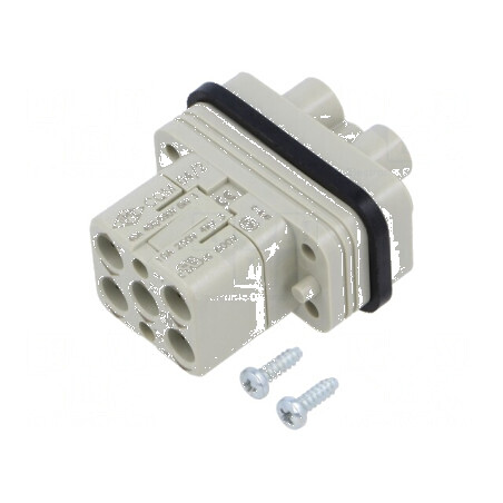 Conector HDC inserturi contact tată CQ PIN 4 PE 40A | Electronic-mag.ro | Componente Electronice