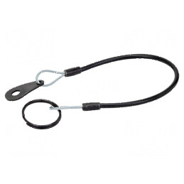Cablu de asigurare PVC oțel inoxidabil 200mm | Electronic-mag.ro | Componente Electronice