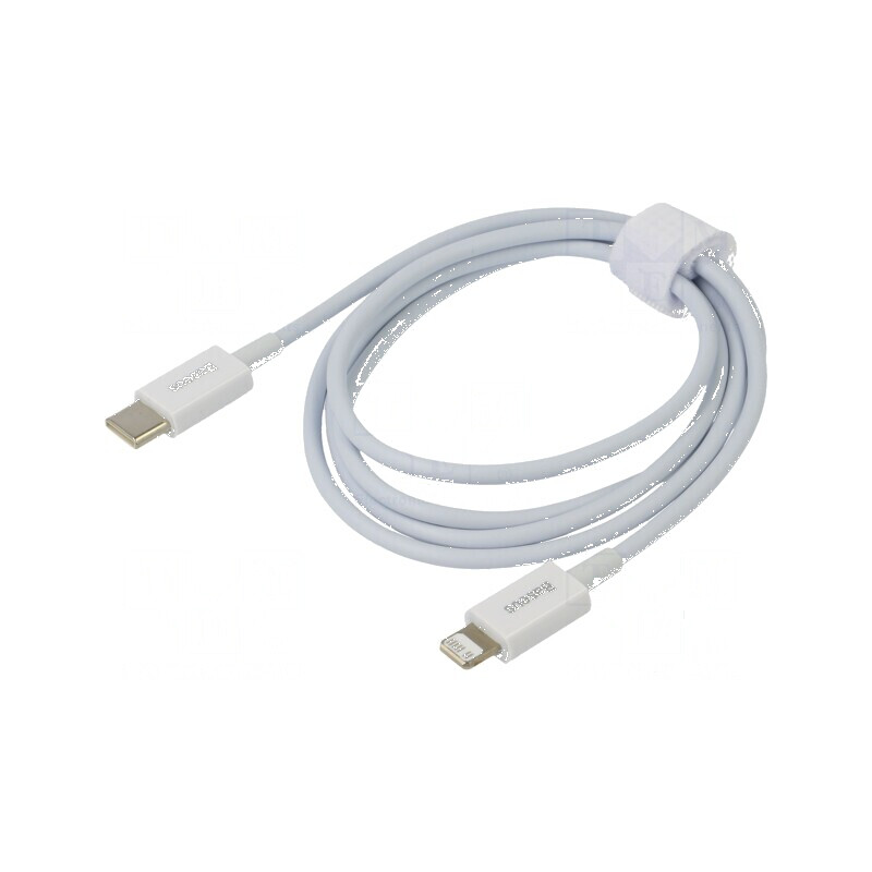 Cablu Apple Lightning la USB C 1m alb 20W | Electronic-mag.ro | Componente Electronice Cablu Apple Lightning la USB C 1m alb 20W | Electronic-mag.ro | Componente Electronice
