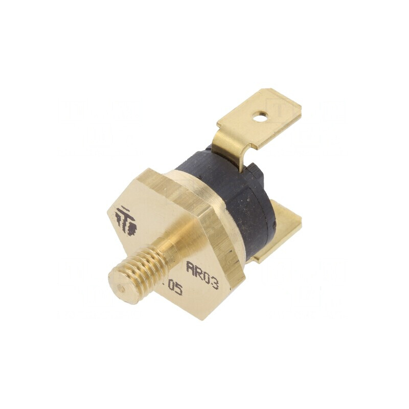 Termostat SPST-NC 100°C 16A 250VAC cu terminali 6,3mm | Electronic-mag.ro | Componente Electronice