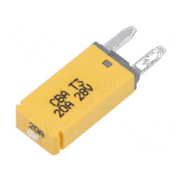 Siguranță termică 20A 28VDC auto 12,45mm | Electronic-mag.ro | Componente Electronice