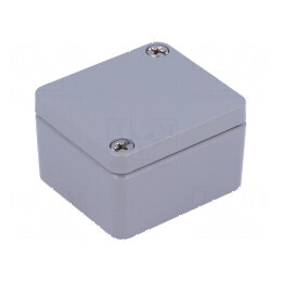 Carcasă universală aluminiu ALUEIN-RJ 45mm x 50mm x 30mm | Electronic-mag.ro | Componente Electronice