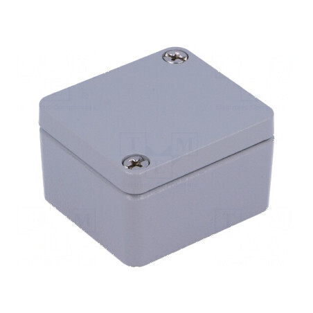 Carcasă universală aluminiu ALUEIN-RJ 45mm x 50mm x 30mm | Electronic-mag.ro | Componente Electronice