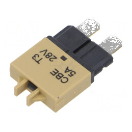 Siguranţă termică 5A 28VDC auto 20,5mm | Electronic-mag.ro | Componente Electronice