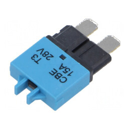 Siguranță termică 15A 28VDC auto 20,5mm | Electronic-mag.ro | Componente Electronice