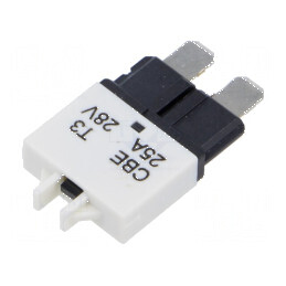 Siguranţă termică 25A 28VDC auto 20,5mm | Electronic-mag.ro | Componente Electronice