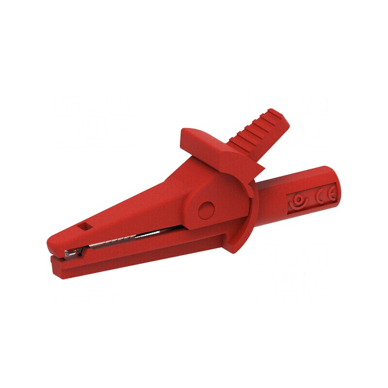 Bornă crocodil 10A roşie 600V, capacitate prindere max. 9mm | Electronic-mag.ro | Componente Electronice Bornă crocodil 10A roşie 600V, capacitate prindere max. 9mm | Electronic-mag.ro | Componente Electronice