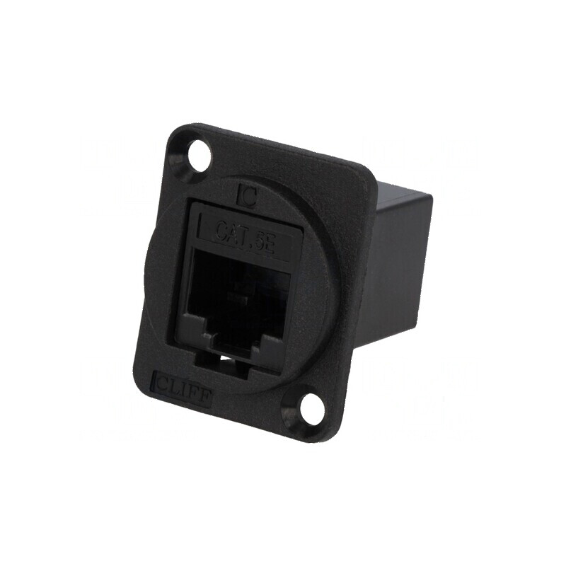 Adaptor FT Cat 5e 8p8c RJ45 soclu dual | Electronic-mag.ro | Componente Electronice