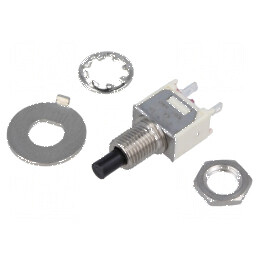 Comutator acţionat prin apăsare Poz 2 SPST 0,4A 20VAC TP | Electronic-mag.ro | Componente Electronice