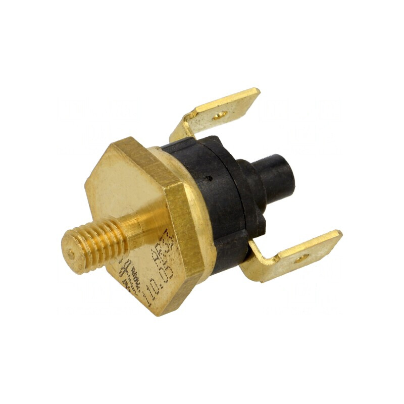 Termostat NC 110°C 16A 250VAC cu terminali 6,3mm ±5°C | Electronic-mag.ro | Componente Electronice