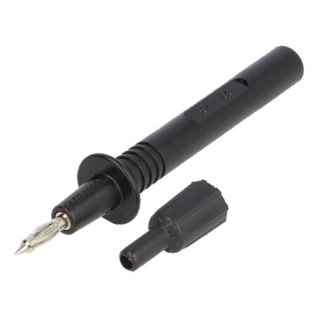 Terminal de măsurare 36A negru cu Diametru vârf 4mm | Electronic-mag.ro | Componente Electronice
