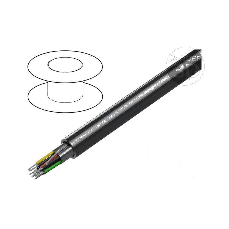Cablu RS232 5x2x24AWG cu ecranare Al-PET PVC | Electronic-mag.ro | Componente Electronice