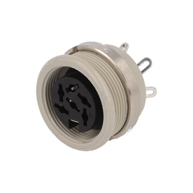 Conector DIN soclu mamă 6 pini 240° pentru lipire | Electronic-mag.ro | Componente Electronice Conector DIN soclu mamă 6 pini 240° pentru lipire | Electronic-mag.ro | Componente Electronice