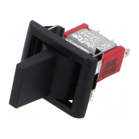 Rocker Switch SP3T 2A/250VAC 5A/28VDC Negru | Electronic-mag.ro | Componente Electronice