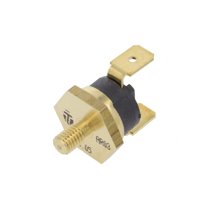 Termostat SPST-NC 140°C 16A 250VAC cu terminali 6,3mm | Electronic-mag.ro | Componente Electronice