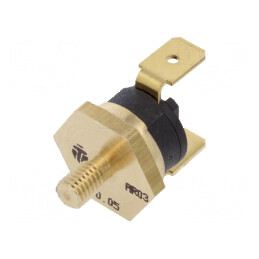 Termostat SPST-NC 70°C 16A 250VAC cu terminali 6,3mm | Electronic-mag.ro | Componente Electronice