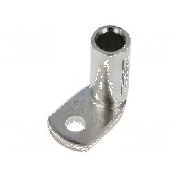Vârf inelar tubular M6 70mm2 crimpat 90° | Electronic-mag.ro | Componente Electronice