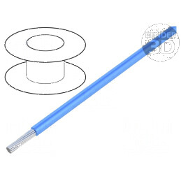 Cablu litat 8AWG PVC Albastru 600V CPR fără clasificare | Electronic-mag.ro | Componente Electronice
