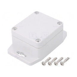 Carcasă universală 58mm X, 64mm Y, 35mm Z cu lame de fixare | Electronic-mag.ro | Componente Electronice