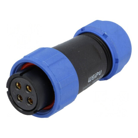 Mufă SP21 mamă IP68 30A 500V pentru cablu 7-12mm | Electronic-mag.ro | Componente Electronice