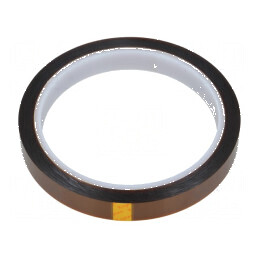 Bandă pentru temperaturi ridicate 0,07mm 50% ambră max. 230°C | Electronic-mag.ro | Componente Electronice