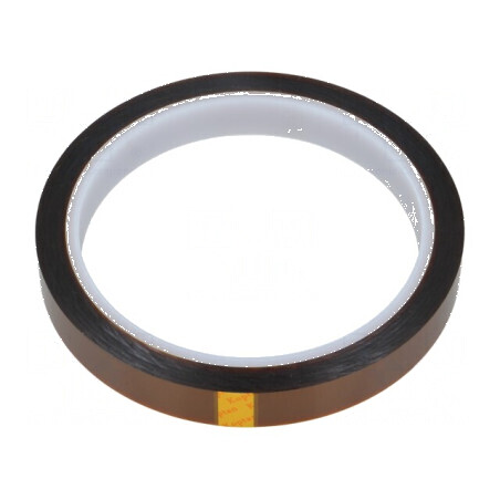 Bandă pentru temperaturi ridicate 0,07mm 50% ambră max. 230°C | Electronic-mag.ro | Componente Electronice