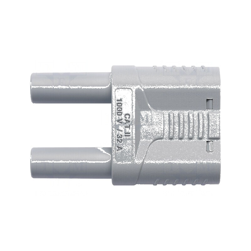 Conector banană 4mm stacabil 32A 1kVAC gri nichelat | Electronic-mag.ro | Componente Electronice Conector banană 4mm stacabil 32A 1kVAC gri nichelat | Electronic-mag.ro | Componente Electronice