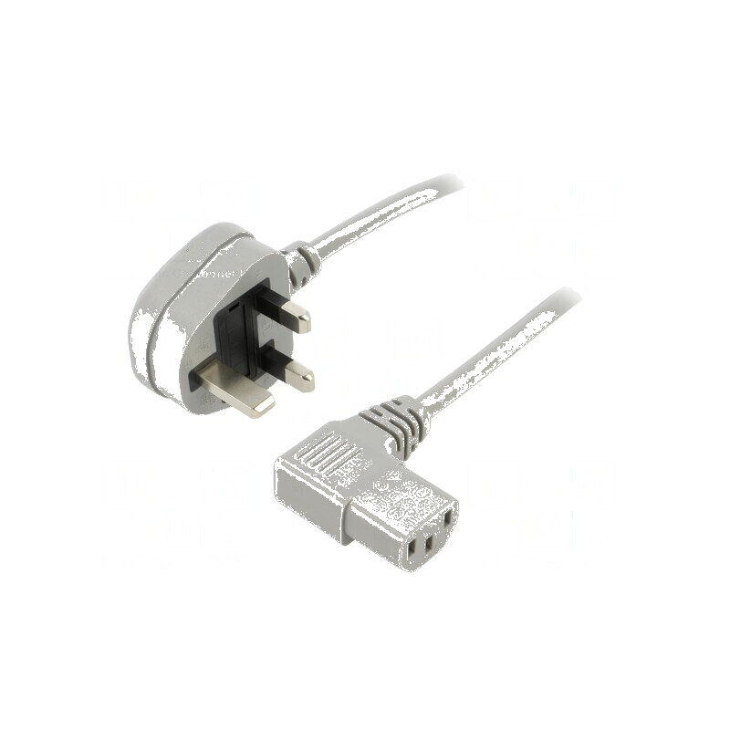 Cablu 3x0,75mm2 BS 1363 cu mufă IEC C13 mamă 90° PVC 1,8m | Electronic-mag.ro | Componente Electronice Cablu 3x0,75mm2 BS 1363 cu mufă IEC C13 mamă 90° PVC 1,8m | Electronic-mag.ro | Componente Electronice