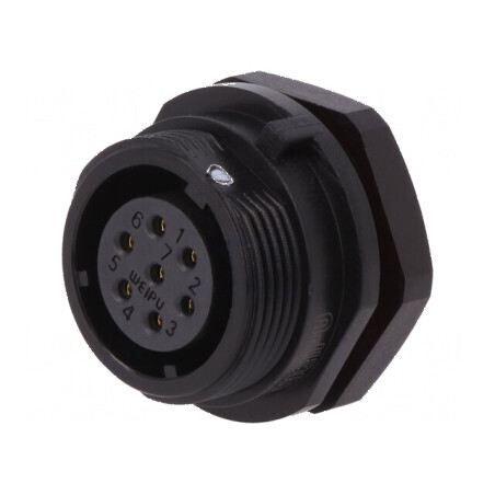 Soclu SP17 mamă PIN 7 IP68 700V 5A lipire 0,75mm2 | Electronic-mag.ro | Componente Electronice
