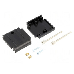 Carcasă adaptor D-Sub 15pin cu fixare prin şuruburi | Electronic-mag.ro | Componente Electronice