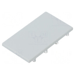 Obturator LED profil gri 20 buc ABS LINEA20 | Electronic-mag.ro | Componente Electronice