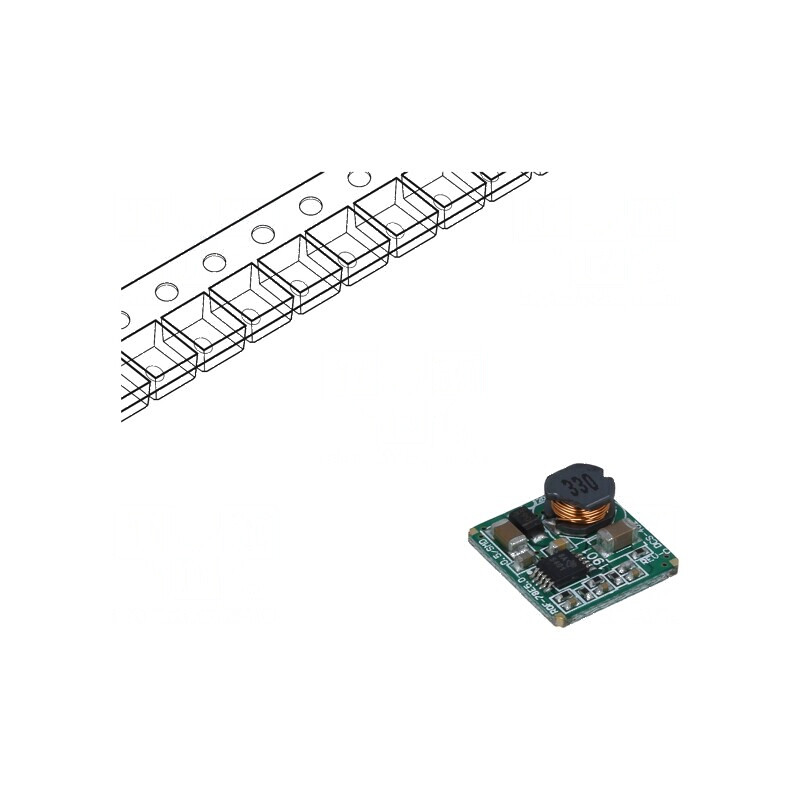 Convertor DC/DC 2,5W 9-36V la 5V 0,5A SMT | Electronic-mag.ro | Componente Electronice