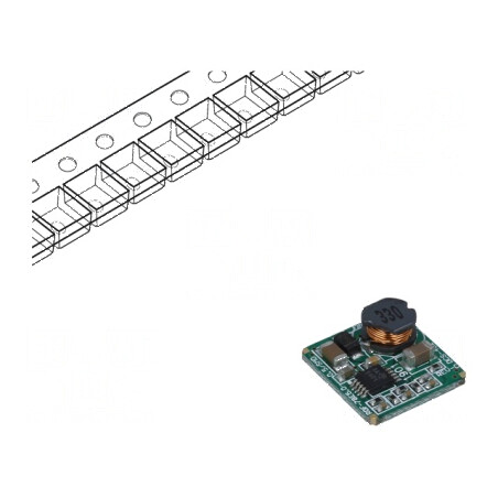 Convertor DC/DC 2,5W 9-36V la 5V 0,5A SMT | Electronic-mag.ro | Componente Electronice
