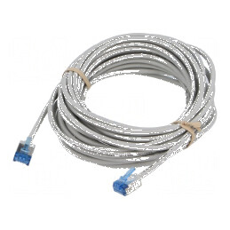 Patch cord U/UTP 6a 10m LSZH gri 32AWG | Electronic-mag.ro | Componente Electronice