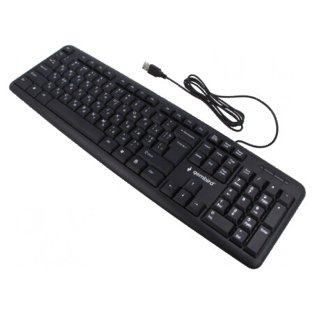 Tastatură USB A Cablu Neagră UA Layout 1,5m | Electronic-mag.ro | Componente Electronice