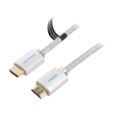 Cablu HDMI 2.0 3m PVC textil, mufă HDMI la ambele capete | Electronic-mag.ro | Componente Electronice