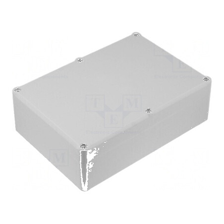 Carcasă universală polistiren gri 126mm x 176mm x 57mm | Electronic-mag.ro | Componente Electronice