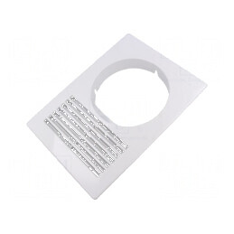 Grilaj de ventilație alb, dimensiuni 250x180x30mm | Electronic-mag.ro | Componente Electronice