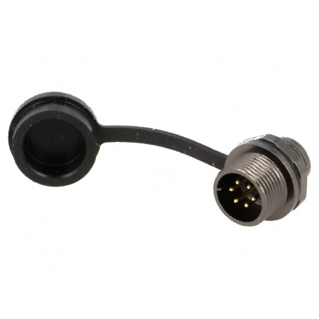 Soclu ST12 IP67 5A 125V pentru lipire 0,75mm2 -25÷85°C | Electronic-mag.ro | Componente Electronice