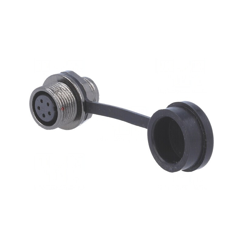 Soclu ST12 mamă PIN 5 IP67 5A 180V lipire 0,75mm2 -25÷85°C | Electronic-mag.ro | Componente Electronice Soclu ST12 mamă PIN 5 IP67 5A 180V lipire 0,75mm2 -25÷85°C | Electronic-mag.ro | Componente Electronice
