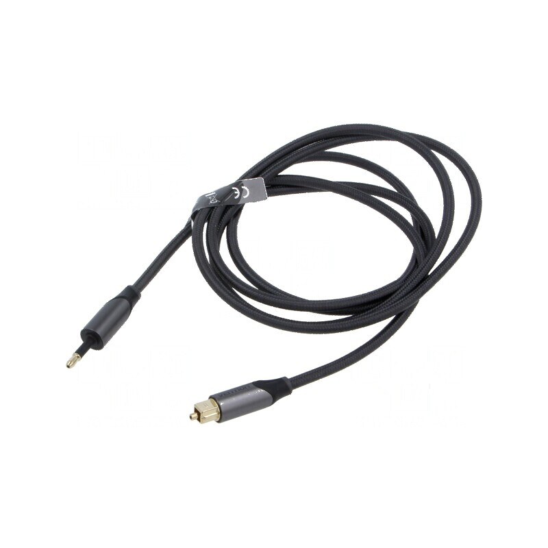 Cablu Toslink 3,5mm Mini - 1,5m, Negru, PVC | Electronic-mag.ro | Componente Electronice Cablu Toslink 3,5mm Mini - 1,5m, Negru, PVC | Electronic-mag.ro | Componente Electronice