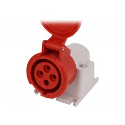 Conector alimentare AC trifazat 16A 380/415VAC soclu mamă | Electronic-mag.ro | Componente Electronice