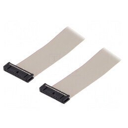 Cablu panglică IDC 1,27mm QF-50 cu conectori | Electronic-mag.ro | Componente Electronice