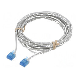 Cablul de rețea U/FTP 6a 5m LSZH gri 32AWG placat cu aur | Electronic-mag.ro | Componente Electronice