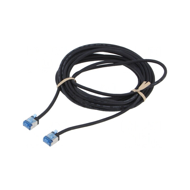 Cablul de rețea U/FTP 6a LSZH negru 5m 32AWG | Electronic-mag.ro | Componente Electronice Cablul de rețea U/FTP 6a LSZH negru 5m 32AWG | Electronic-mag.ro | Componente Electronice