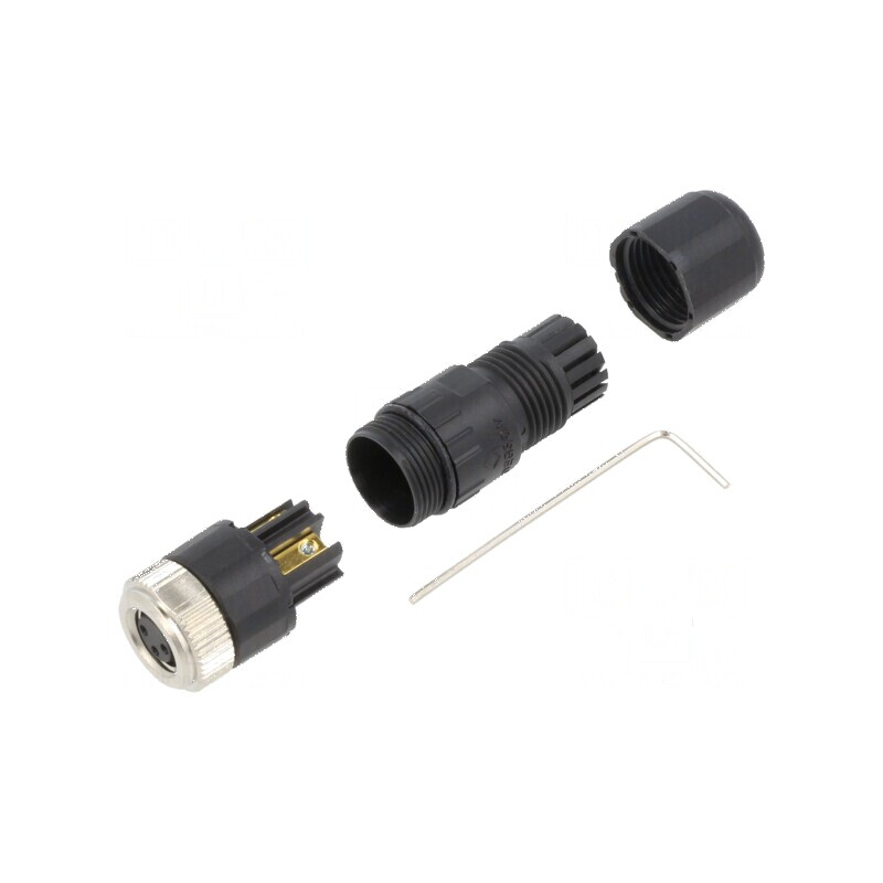 Conector M8 mamă 3 pini drept cablu 3A IP67 IP68 60V | Electronic-mag.ro | Componente Electronice Conector M8 mamă 3 pini drept cablu 3A IP67 IP68 60V | Electronic-mag.ro | Componente Electronice
