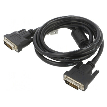 Cablu DVI-D Dual Link 1,8m Mufă Mufă | Electronic-mag.ro | Componente Electronice