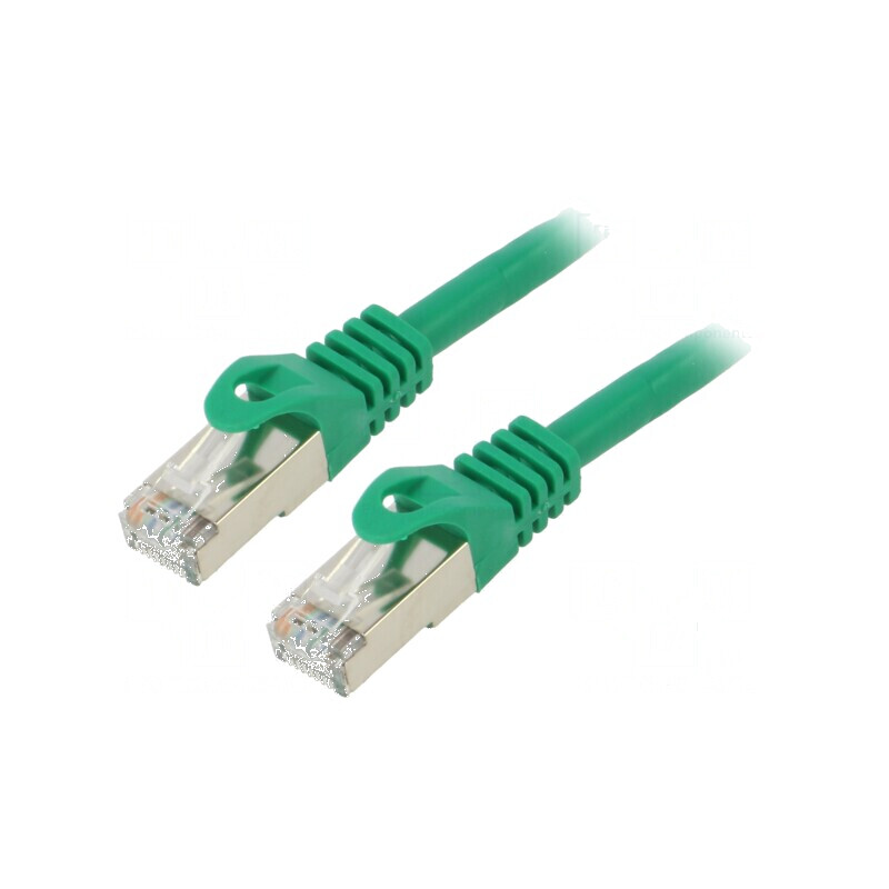 Patch cord F/UTP 6 litat CCA PVC verde 15m 26AWG | Electronic-mag.ro | Componente Electronice Patch cord F/UTP 6 litat CCA PVC verde 15m 26AWG | Electronic-mag.ro | Componente Electronice