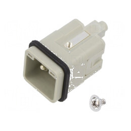 Conector HDC inserturi contact tată CQ PIN 7 7 PE 10A | Electronic-mag.ro | Componente Electronice