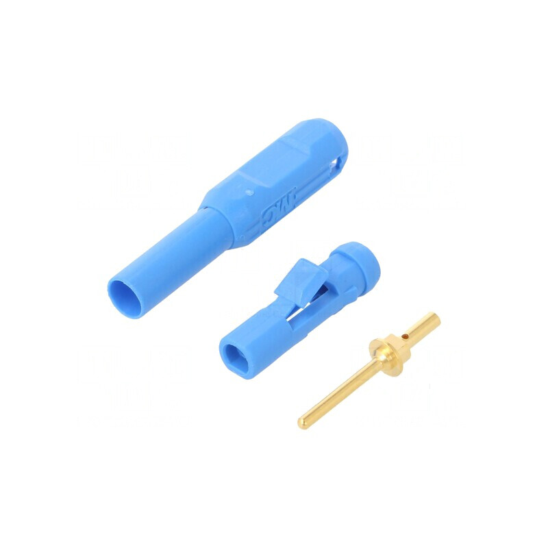 Conector banană 1,5mm mufă albastră lipită Ø 2,1mm | Electronic-mag.ro | Componente Electronice Conector banană 1,5mm mufă albastră lipită Ø 2,1mm | Electronic-mag.ro | Componente Electronice